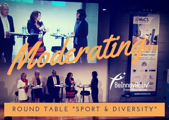 Moderating the conference on sport and diversity in the workplace